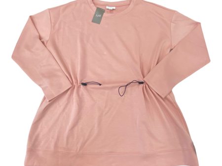 Top Long Sleeve By J. Jill In Pink, Size: M For Cheap