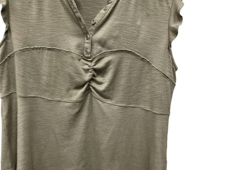 Top Sleeveless By Pilcro In Green, Size: S Online Hot Sale