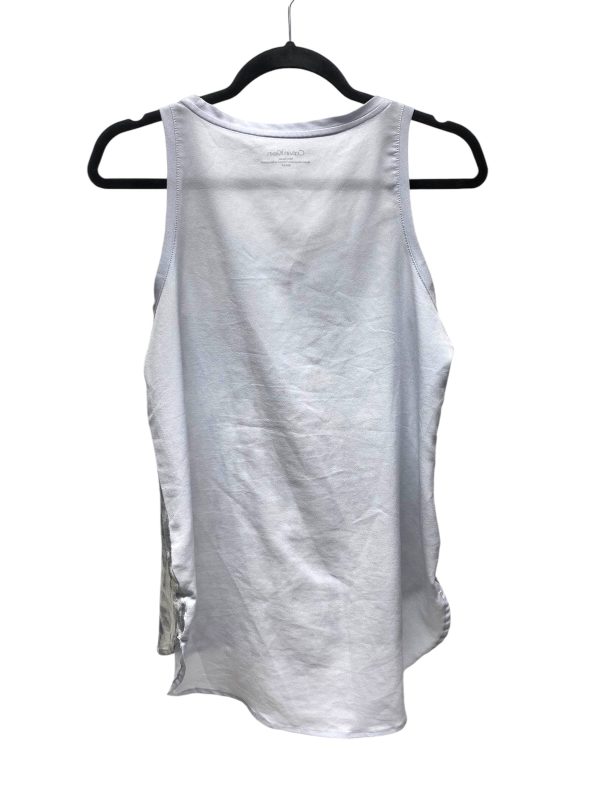 Top Sleeveless By Calvin Klein In Grey, Size: S Online now