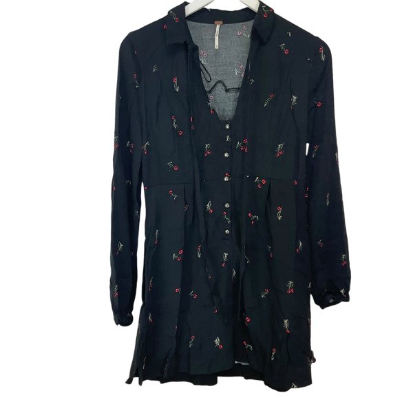 Top Long Sleeve By Free People In Black, Size: Xs For Discount