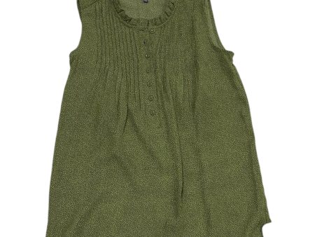 Top Sleeveless By Adrianna Papell In Green & Grey, Size: Xs Discount