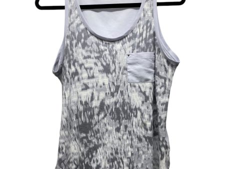 Top Sleeveless By Calvin Klein In Grey, Size: S Online now