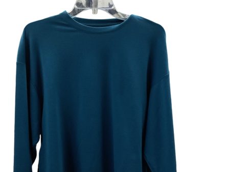 Athletic Top Long Sleeve Crewneck By Nike Apparel In Blue, Size: S Online