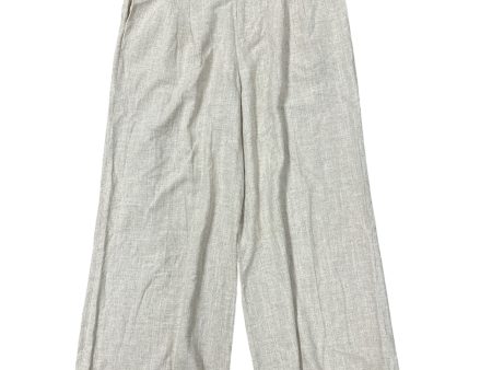 Pants Linen By Clothes Mentor In Ivory, Size: L Online