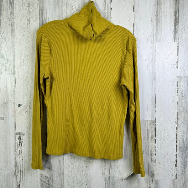 Top Long Sleeve Basic By Old Navy In Yellow, Size: L Supply