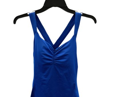 Athletic Tank Top By Lululemon In Blue, Size: 8 For Cheap