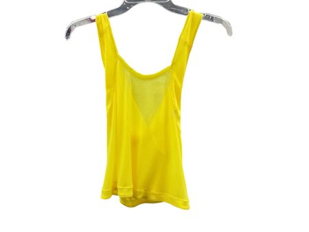 Athletic Tank Top By Free People In Yellow, Size: S Discount