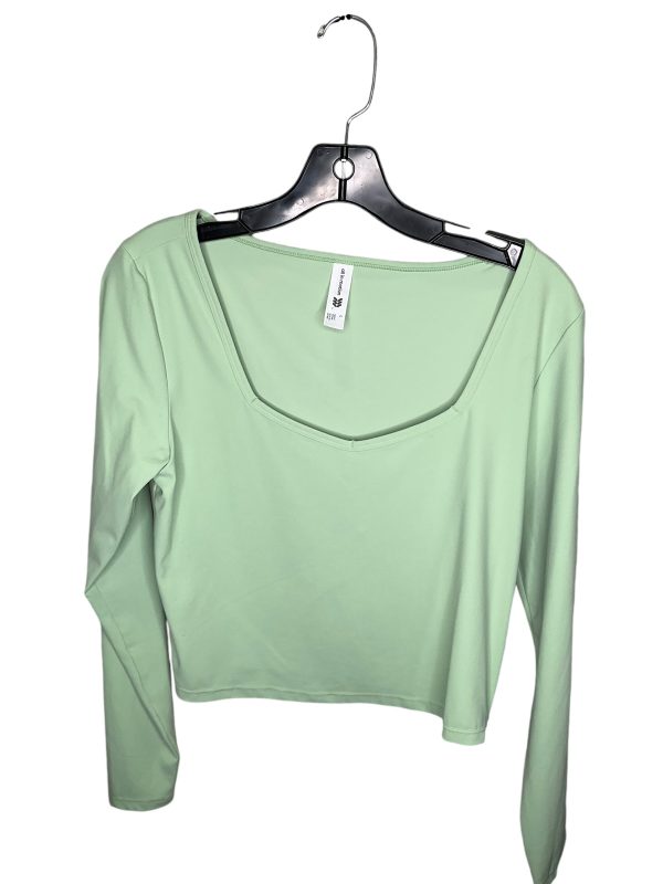 Athletic Top Long Sleeve Crewneck By All In Motion In Green, Size: L Hot on Sale