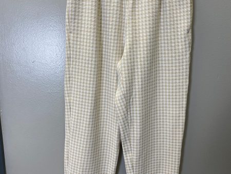 Pants Other By Ann Taylor In Cream & Tan, Size: 2 For Discount