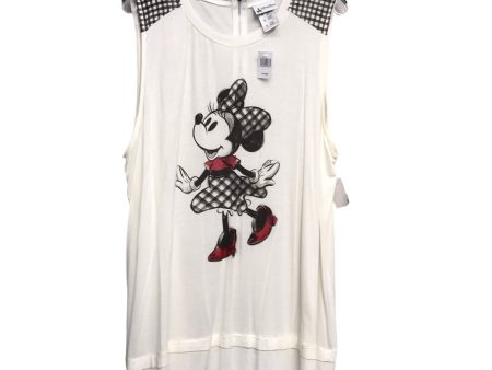 Top Sleeveless By Disney Store In White, Size:1X Online