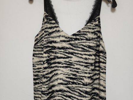 Top Sleeveless By Express In Animal Print, Size: S Cheap