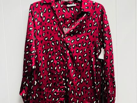 Top Long Sleeve By Timing In Red, Size: S Cheap