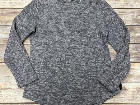 Athletic Top Long Sleeve Crewneck By Tek Gear In Grey, Size: M Hot on Sale