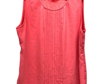 Top Sleeveless By Ann Taylor In Pink, Size: M For Sale