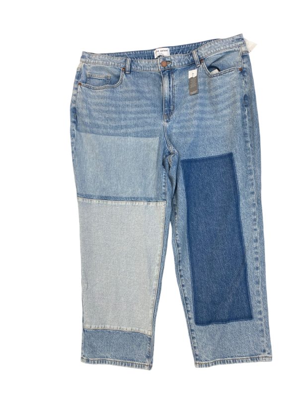 Jeans Cropped By Lane Bryant In Blue Denim, Size: 22 Online Sale