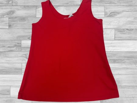 Top Sleeveless By Chicos In Red, Size: 0 Discount