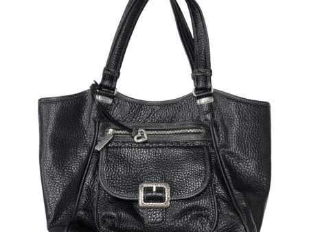 Handbag Leather By Brighton In Black, Size:Medium Fashion