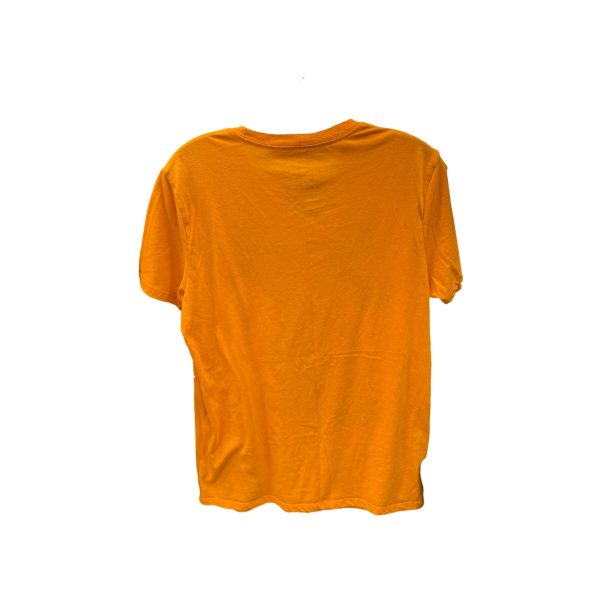 Top Short Sleeve By Disney Store In Orange, Size: M For Cheap