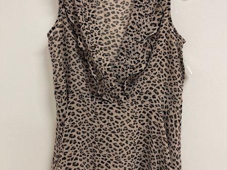 Top Sleeveless By Cabi In Animal Print, Size: S Online