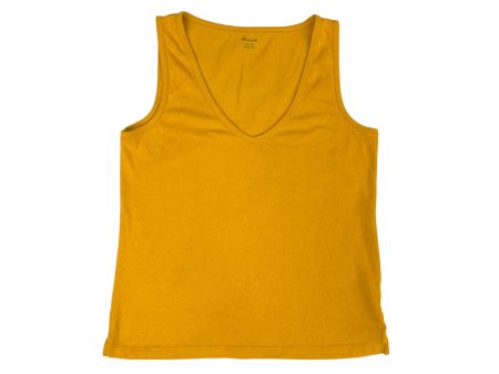 Top Sleeveless Basic By Madewell In Yellow, Size: Xs Online now