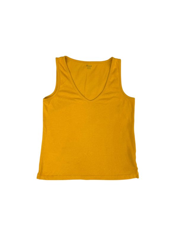 Top Sleeveless Basic By Madewell In Yellow, Size: Xs Online now