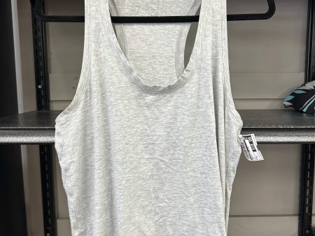 Athletic Tank Top By Lululemon In Grey, Size: 6 Sale