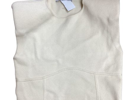 Top Sleeveless By Zara In Cream, Size: M on Sale