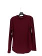 Top Long Sleeve By No Boundaries In Red, Size: L Discount