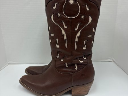 Boots Western By Dingo In Brown, Size: 8 For Discount