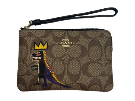 Wristlet Designer By Coach In Brown, Size:Small Cheap