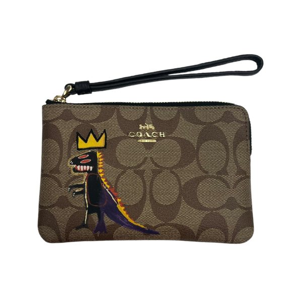 Wristlet Designer By Coach In Brown, Size:Small Cheap