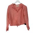 Top Long Sleeve Basic By Cloth & Stone In Peach, Size: M Hot on Sale