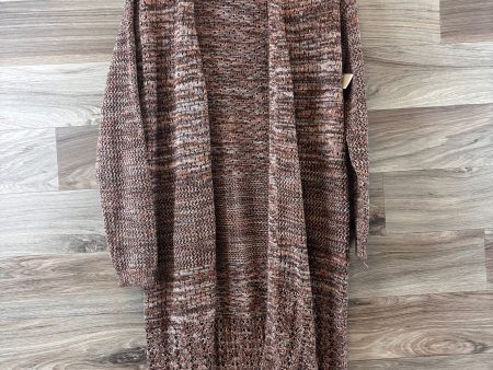 Cardigan By Clothes Mentor In Brown, Size: Xs Sale