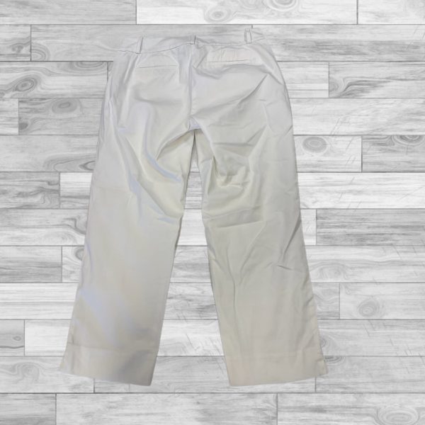 Pants Cropped By Loft In White, Size: 2 Discount