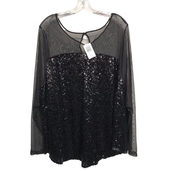 Top Ls By Torrid In Black, Size:3X Cheap