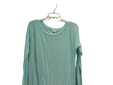 Top Long Sleeve Basic By Pink In Blue, Size: S Discount