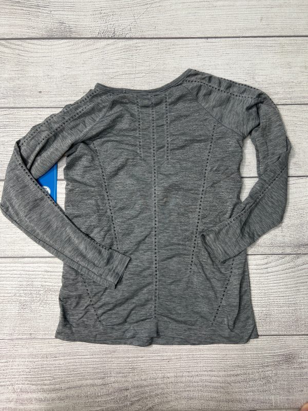 Athletic Top Long Sleeve Crewneck By Athleta In Grey, Size: Xs Fashion