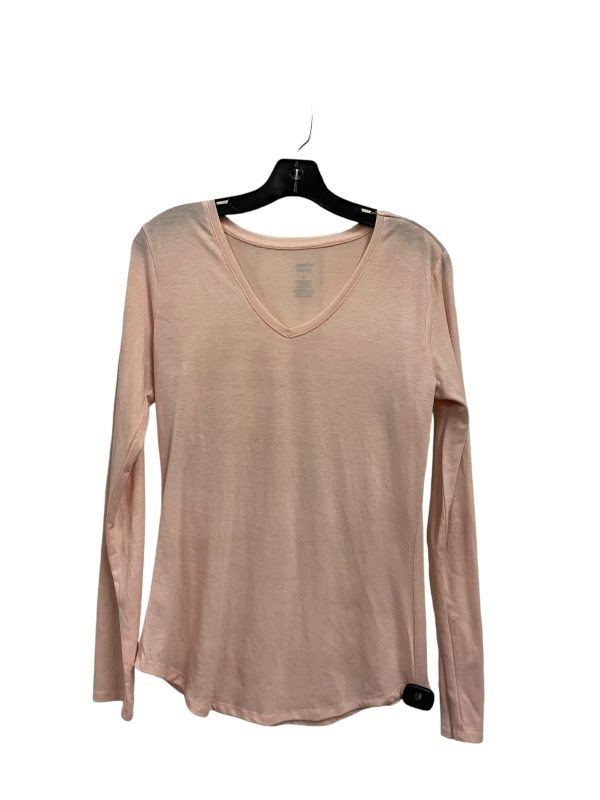 Top Long Sleeve By Jennifer Lauren In Pink, Size: M Online