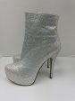 Boots Ankle Heels By Clothes Mentor In White, Size: 10.5 Sale