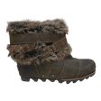 Boots Ankle Heels By Sorel In Brown, Size: 6 Hot on Sale