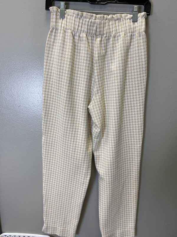 Pants Other By Ann Taylor In Cream & Tan, Size: 2 For Discount