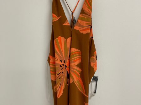 Top Sleeveless By Worthington In Brown & Orange, Size: Xl For Discount