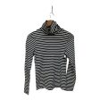 Top Long Sleeve Basic By J. Crew In Blue & White, Size: L Supply