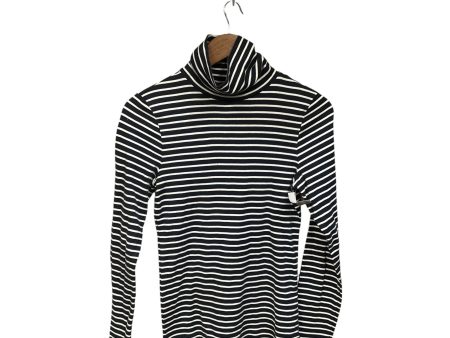 Top Long Sleeve Basic By J. Crew In Blue & White, Size: L Supply