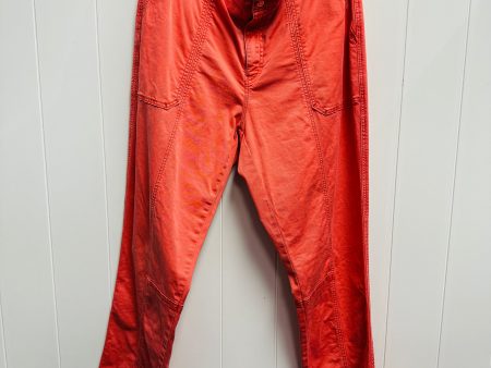 Pants Cropped By White House Black Market In Orange, Size: 14 Online now