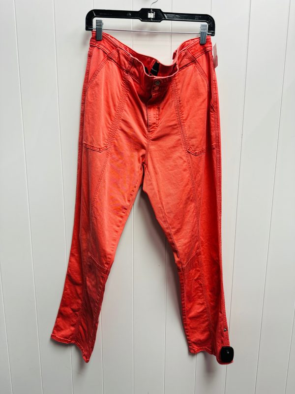 Pants Cropped By White House Black Market In Orange, Size: 14 Online now