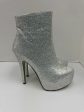 Boots Ankle Heels By Clothes Mentor In White, Size: 10.5 Sale